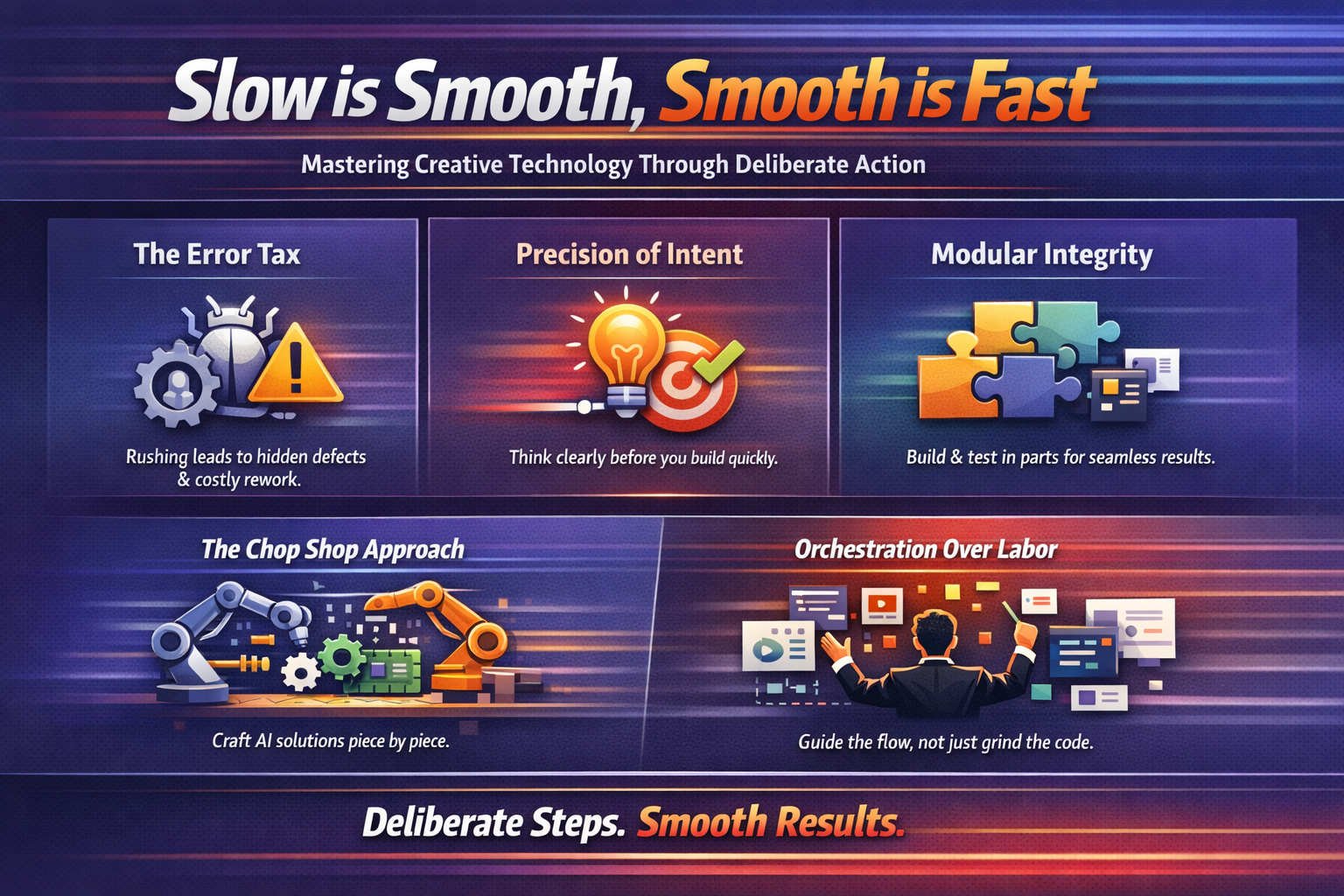 Slow is Smooth, Smooth is Fast